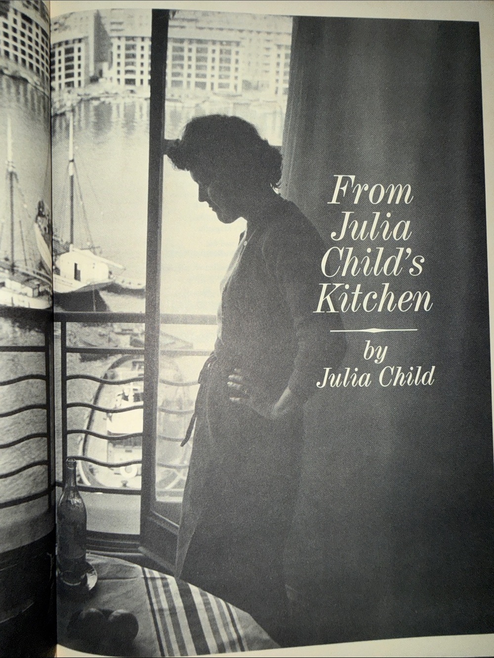 Vintage From Julia Child’s Kitchen Cookbook 1975 printed classic cookbook